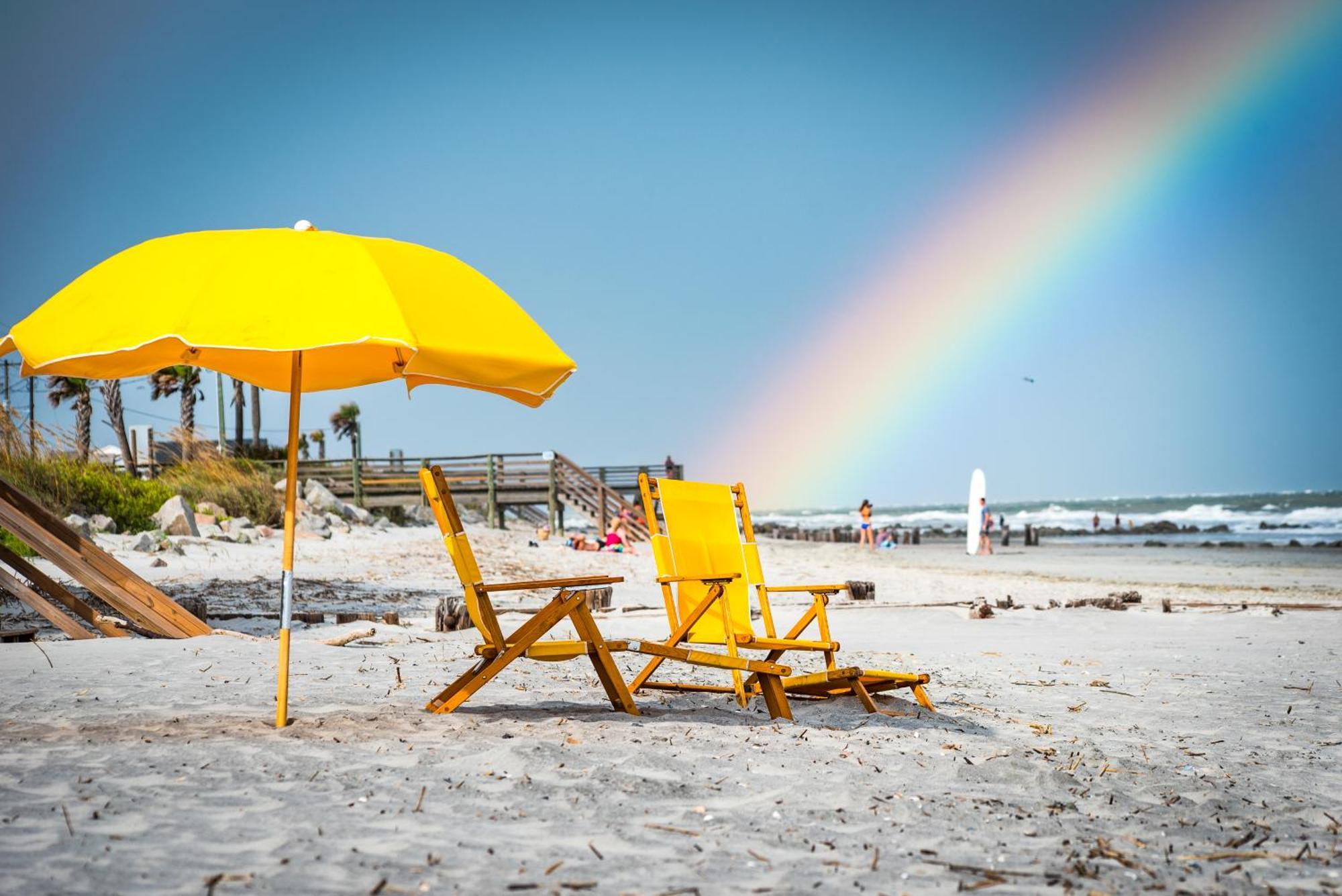 Folly Vacation Perfect Purple Palace Apt C Folly Beach Ngoại thất bức ảnh