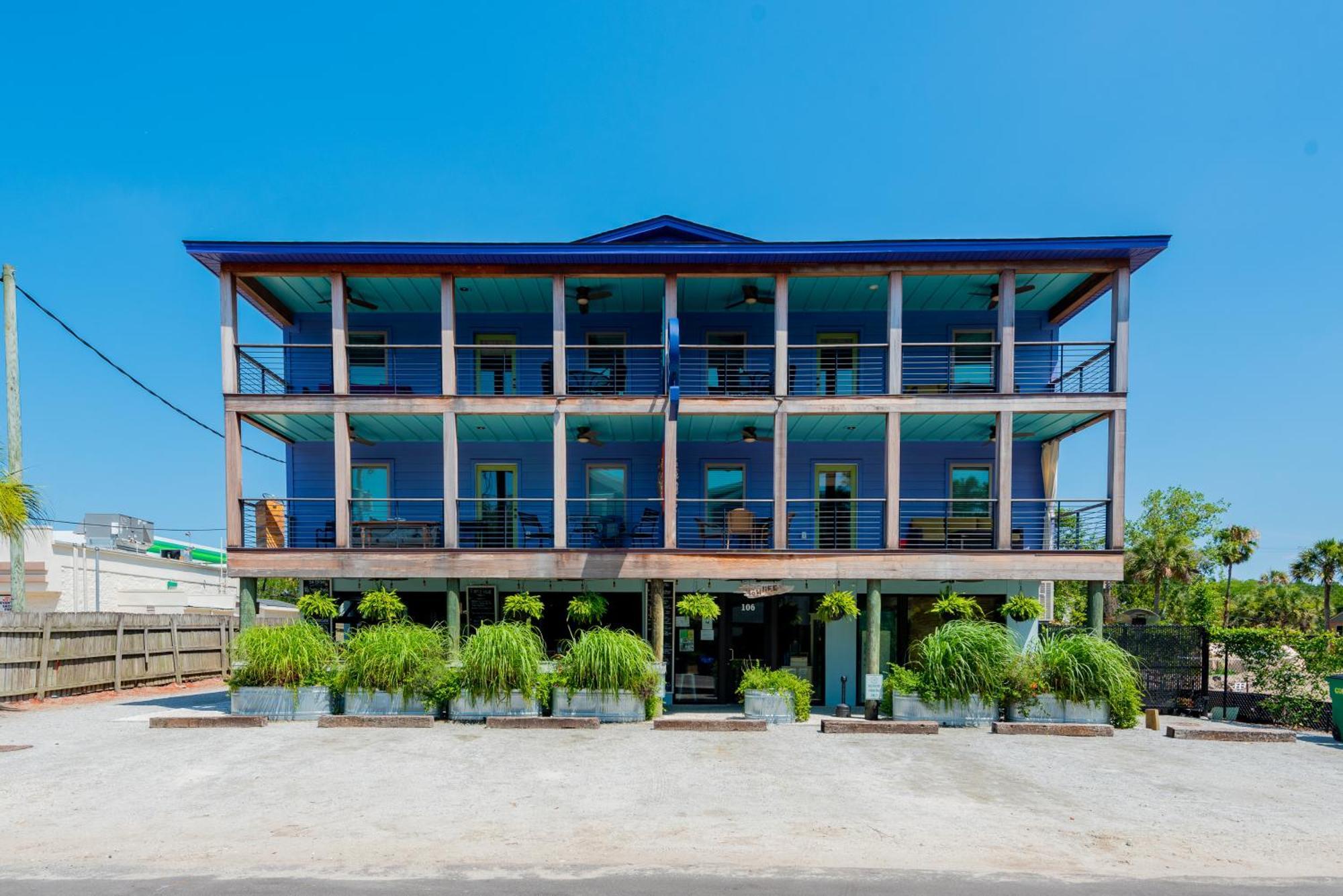 Folly Vacation Perfect Purple Palace Apt C Folly Beach Ngoại thất bức ảnh